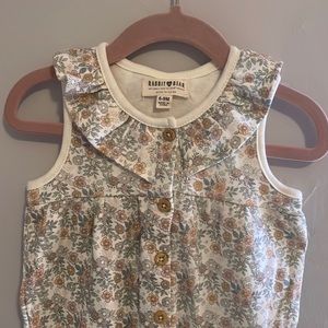 Rabbit + Bear Organic Cotton Romper